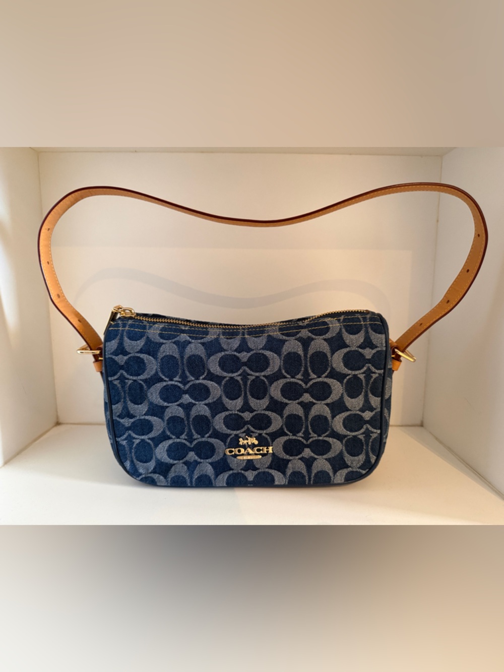 Coach Denim Signature Kailey Shoulder & Crossbody Shoulder Bag